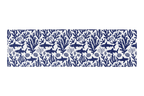 BLUE SHARKS&CORALS HO SCARF 150X48