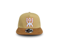 BROWN URBAN SNAPBACK  WHITE/ORANGE LOGO