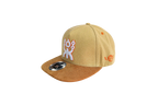 BROWN URBAN SNAPBACK  WHITE/ORANGE LOGO