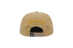 BROWN URBAN SNAPBACK  WHITE/ORANGE LOGO