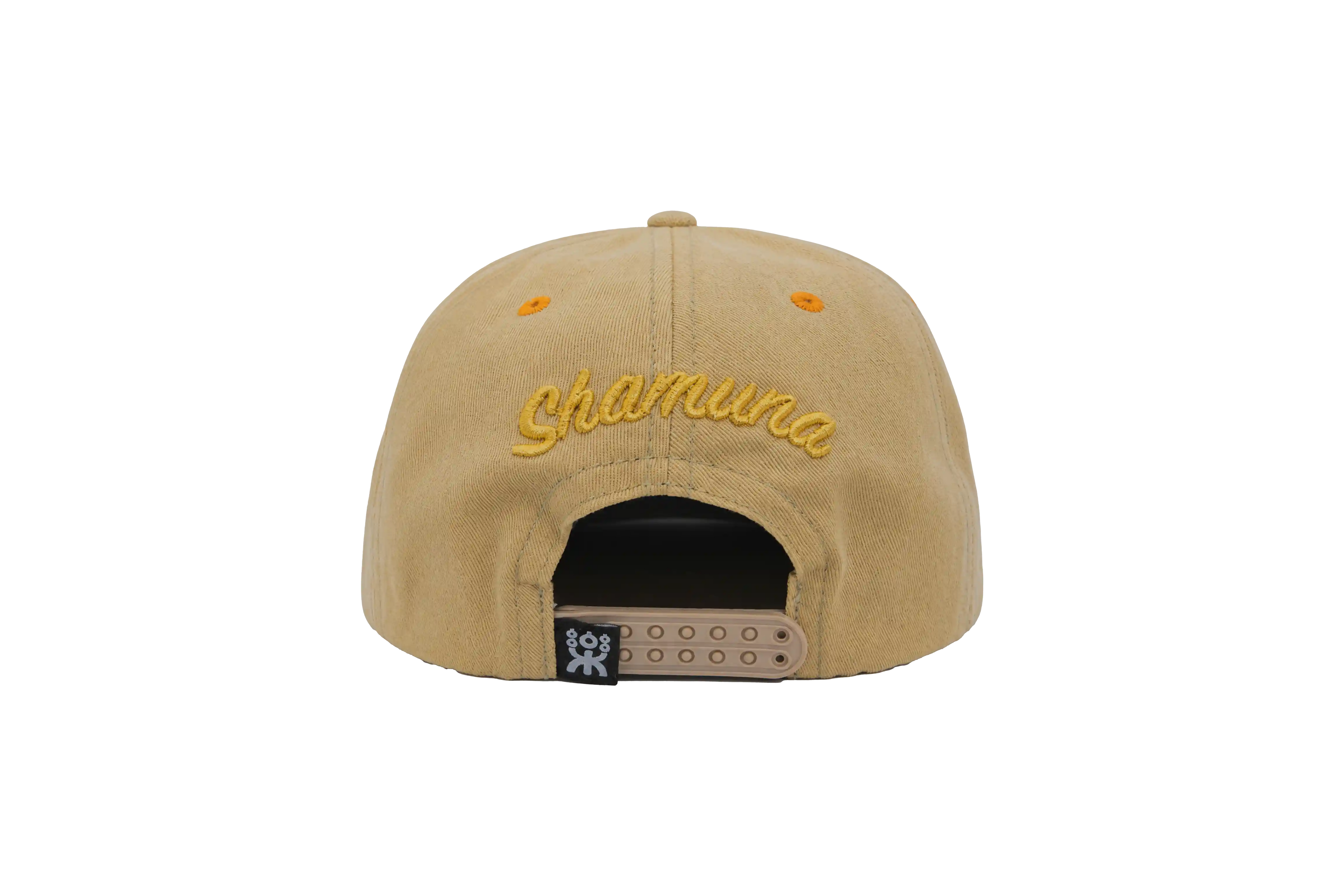 BROWN URBAN SNAPBACK  WHITE/ORANGE LOGO