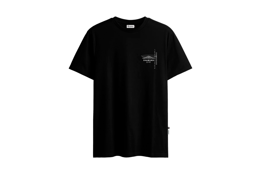 CHIMBORAZO TOPOGRAPHIC - BLACK T SHIRT