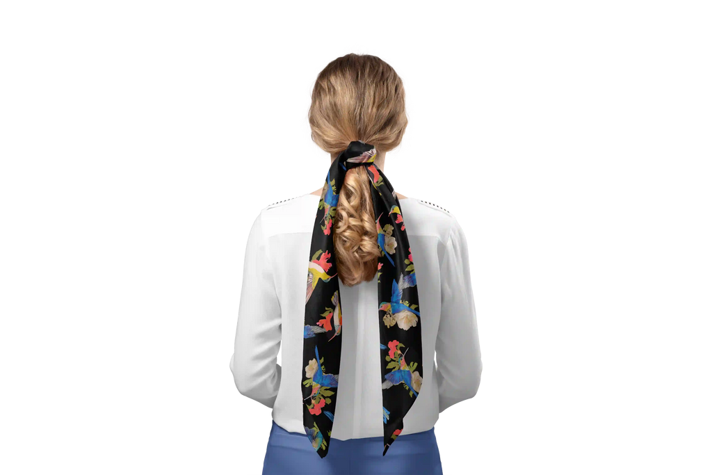 COLOR HUMMINGBIRDS HO SCARF 150X48