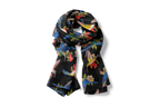 COLOR HUMMINGBIRDS HO SCARF 150X48