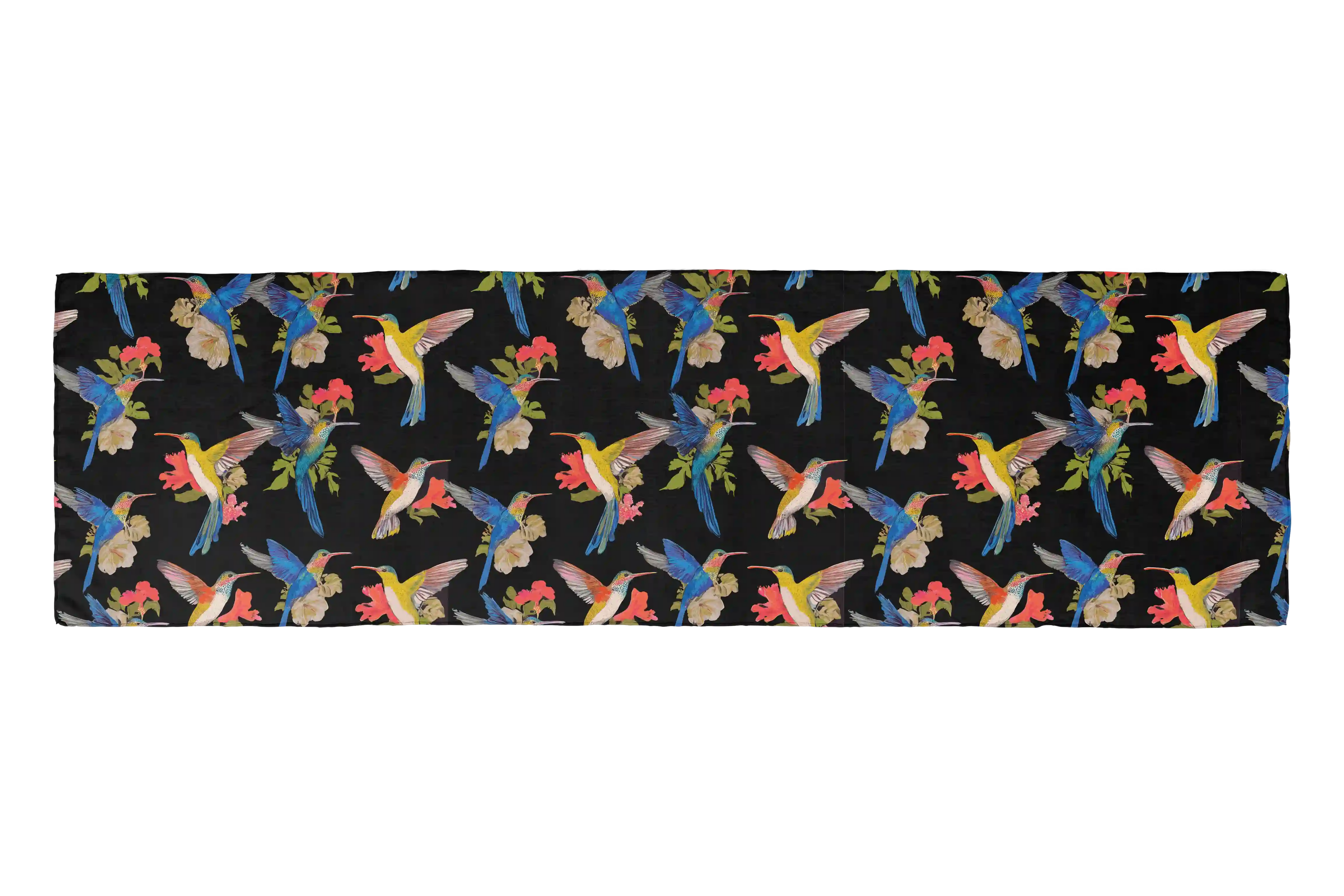 COLOR HUMMINGBIRDS HO SCARF 150X48