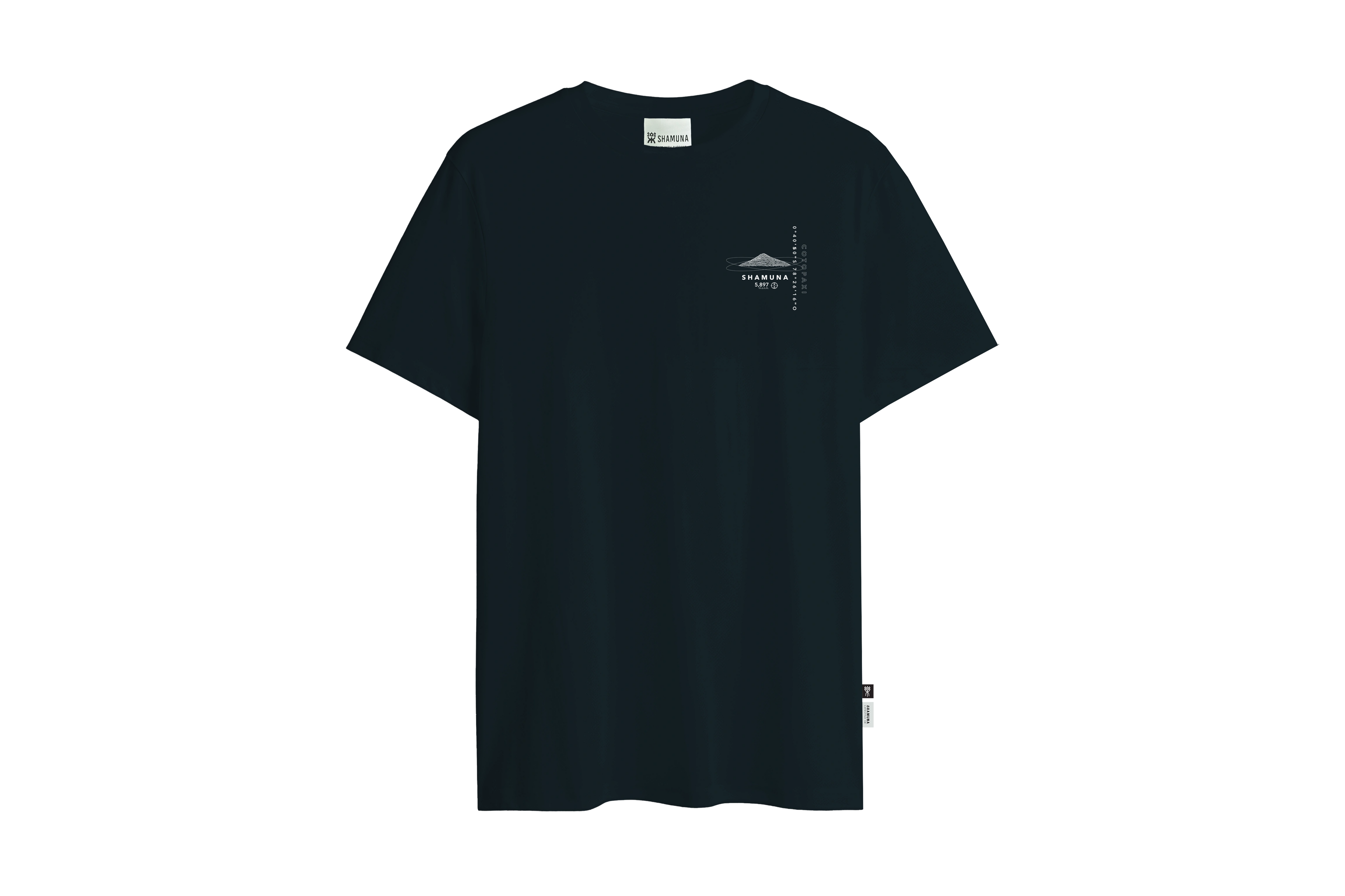 COTOPAXI TOPOGRAPHIC - DARK BLUE T SHIRT