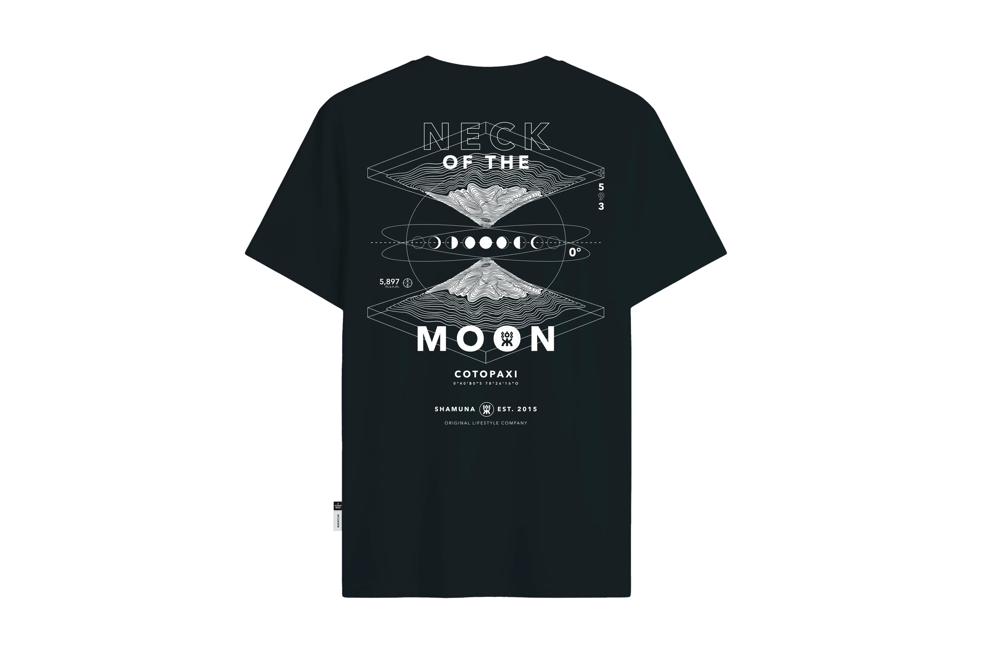 COTOPAXI TOPOGRAPHIC - DARK BLUE T SHIRT