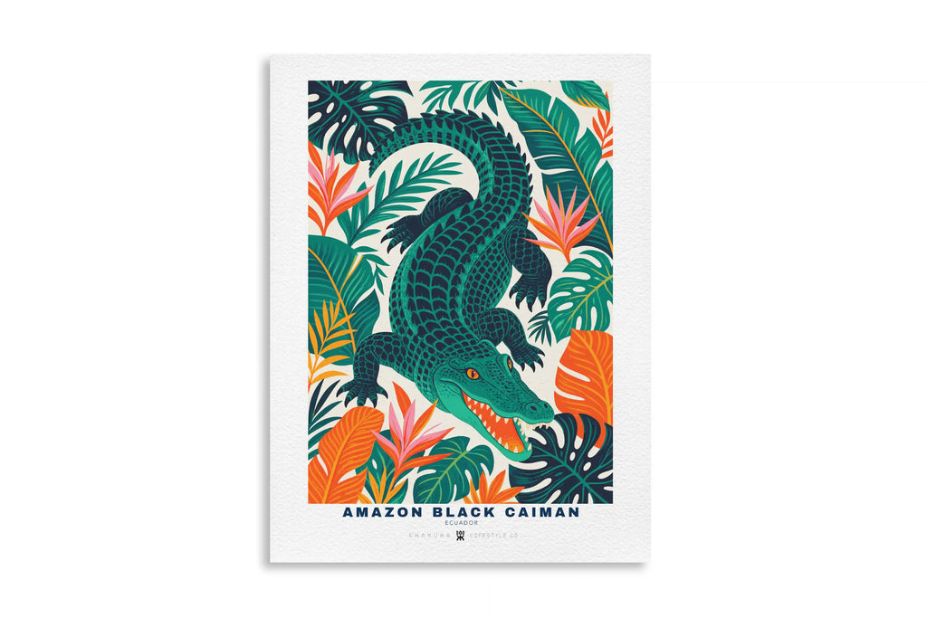 EC POSTER AMAZON BLACK CAIMAN