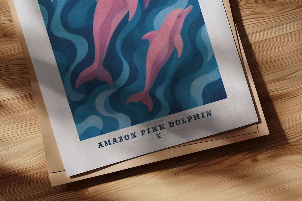 EC POSTER AMAZON PINK DOLPHIN