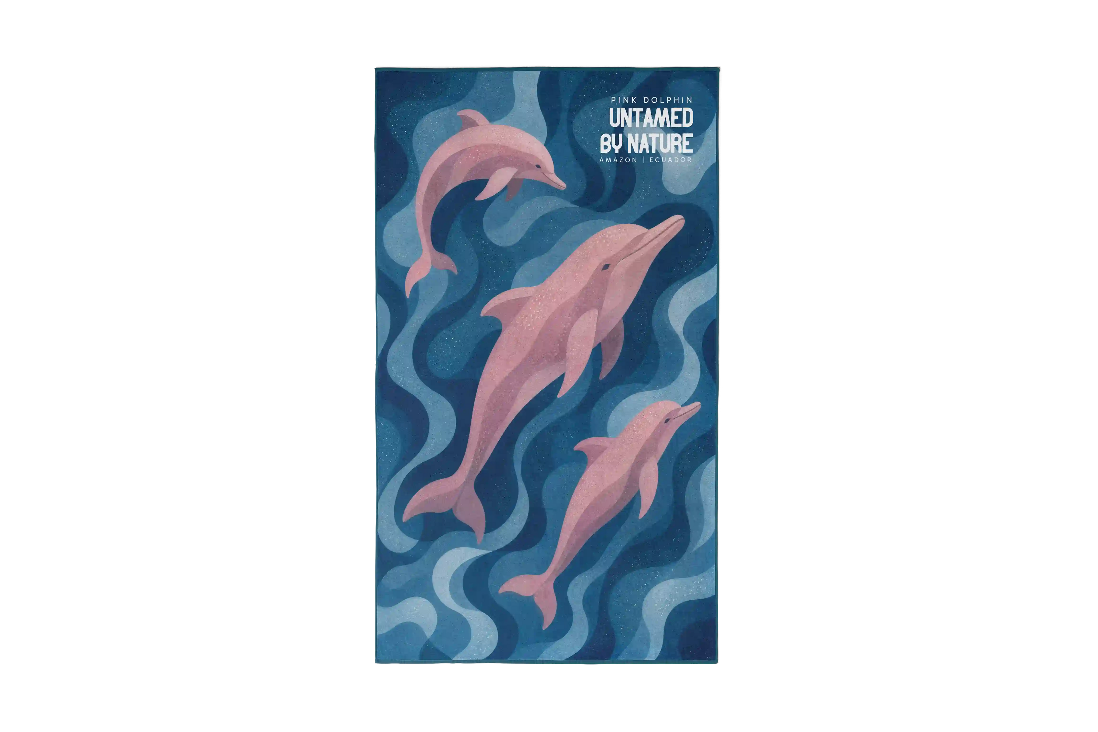 EC TOWEL AMAZON PINK DOLPHIN