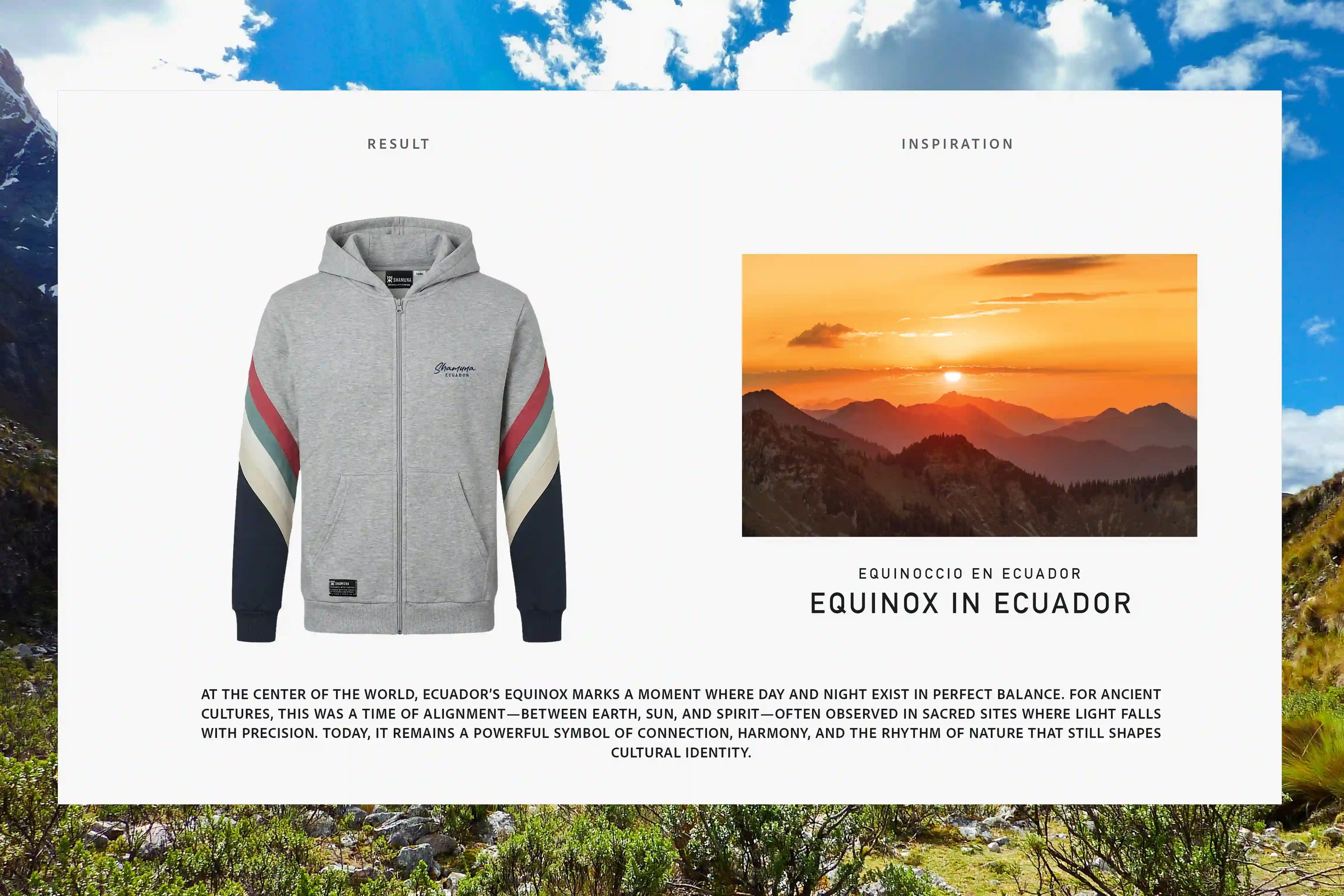 AYAMPE HOODIE EQUINOCCIO
