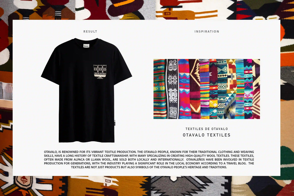 ETHNIC POCKET BLACK T-SHIRT 01