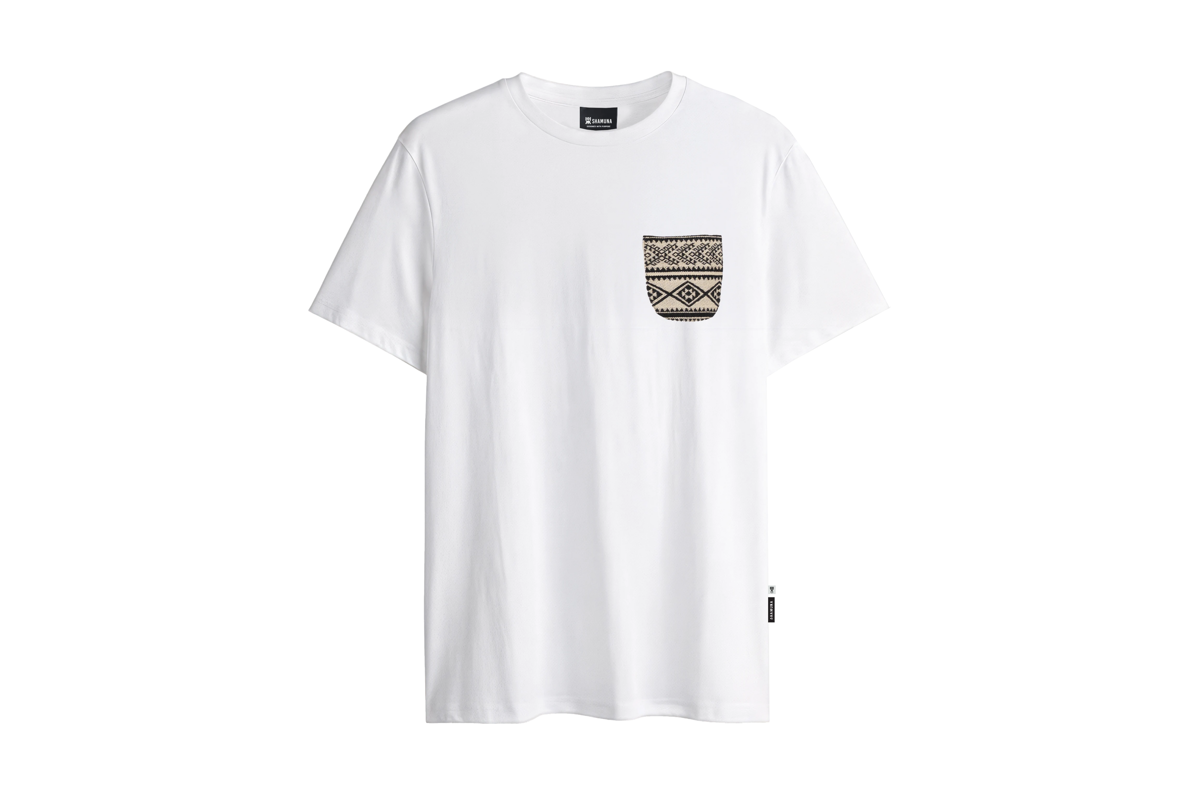 ETHNIC POCKET RAW T-SHIRT 01