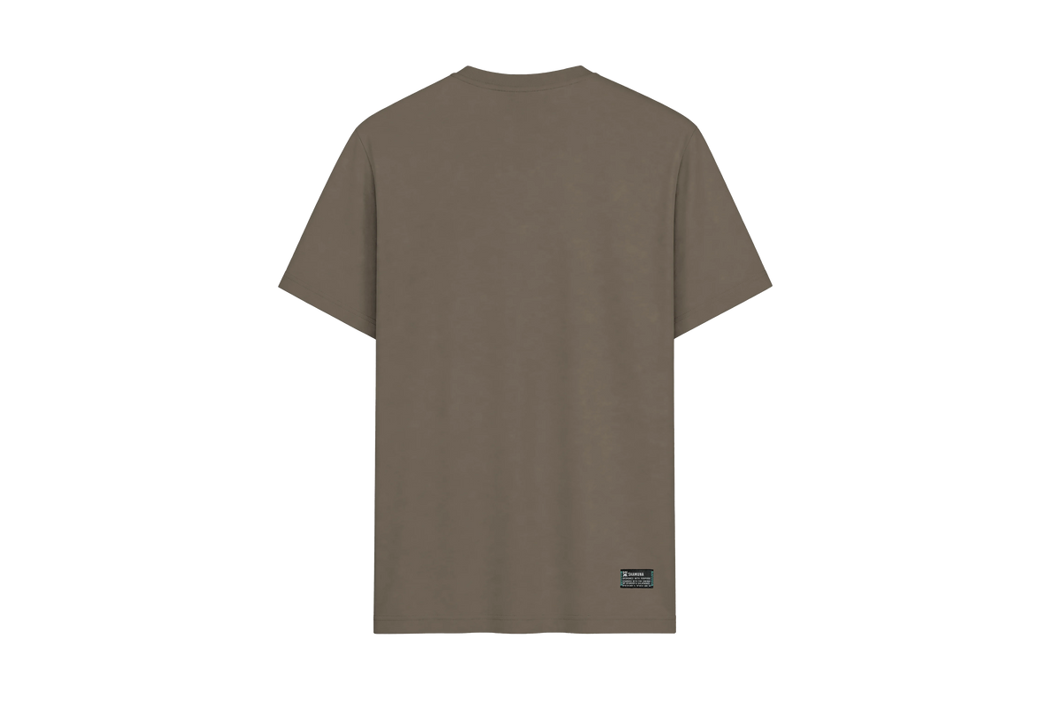 ETHNIC POCKET CANHAMO COCOA T-SHIRT