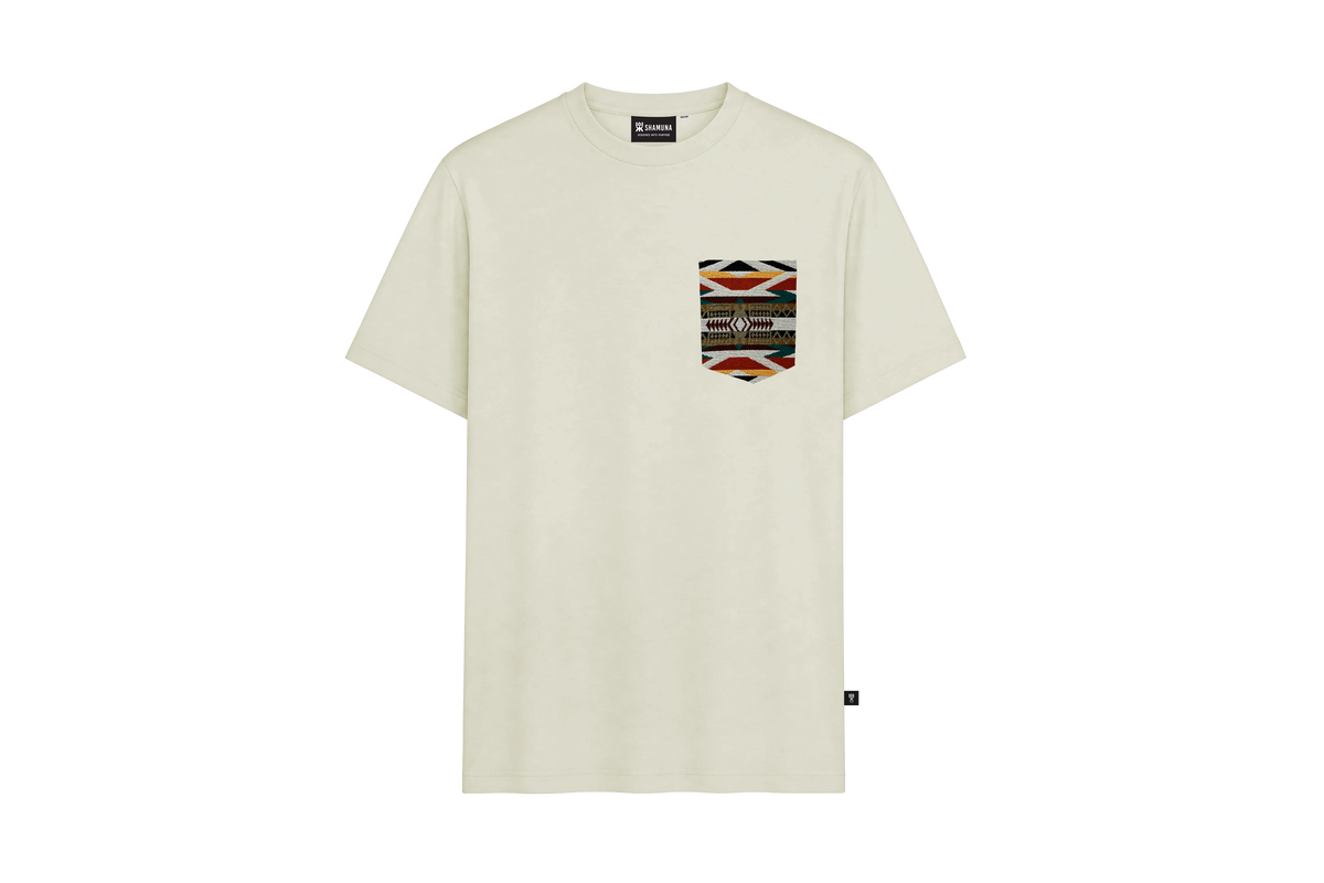 ETHNIC POCKET CANHAMO RAW T-SHIRT