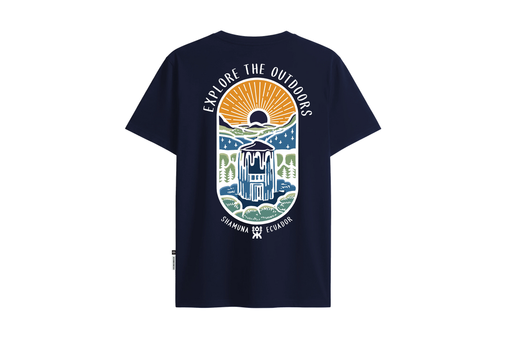 EXPLORE THE OUTDOORS - BLUE T SHIRT