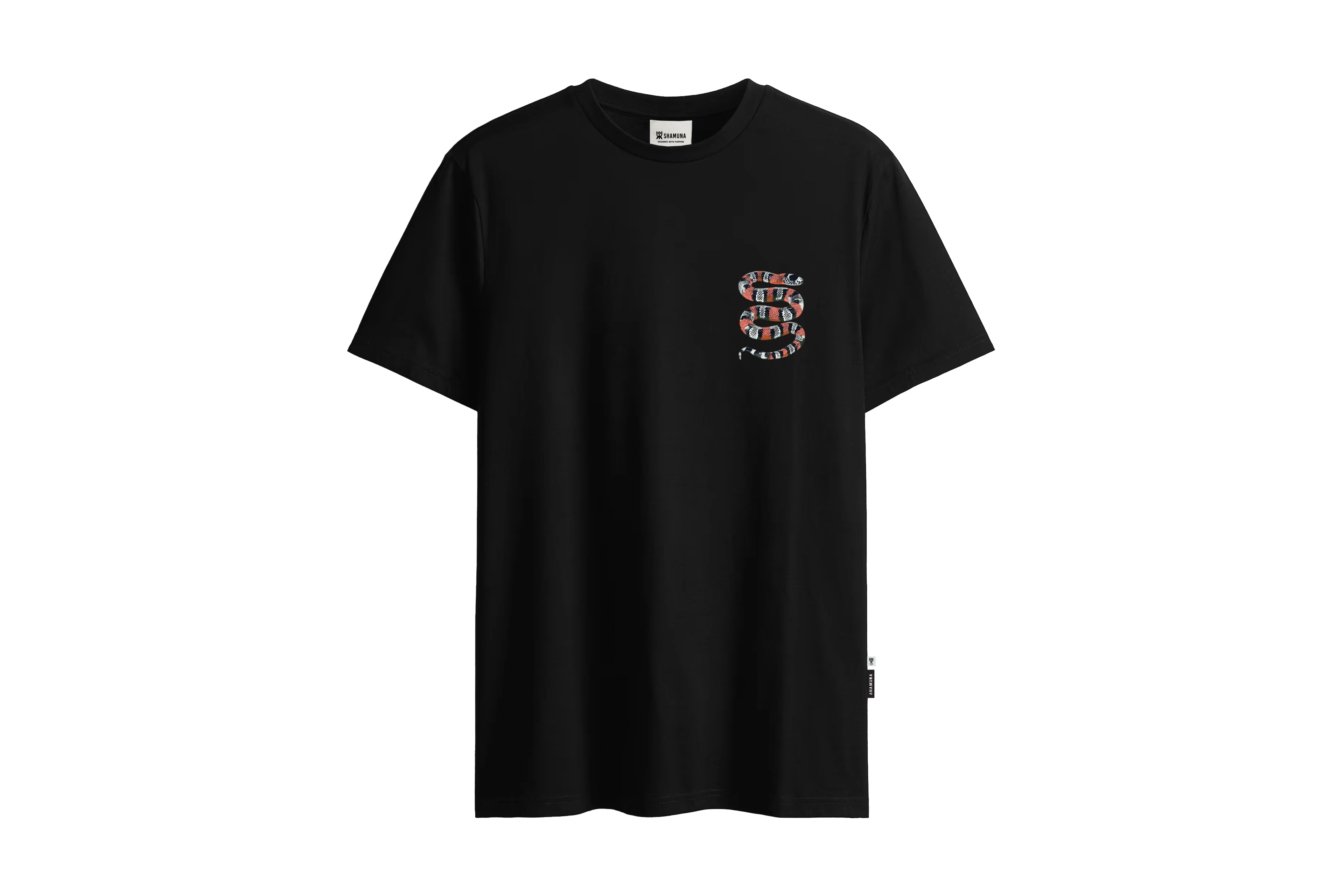 FALSA CORAL BLACK T-SHIRT