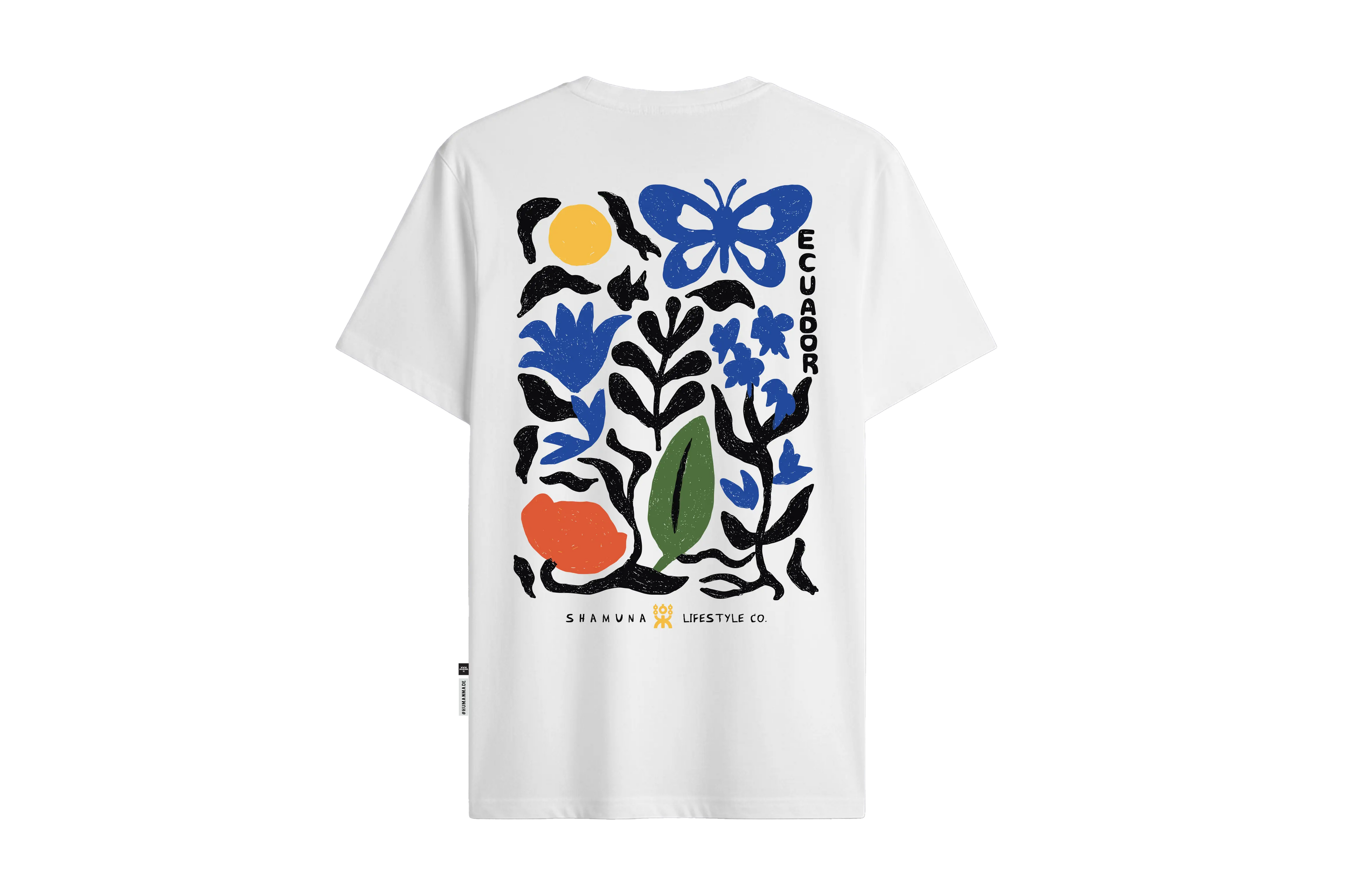 FLORAL EC RAW T-SHIRT