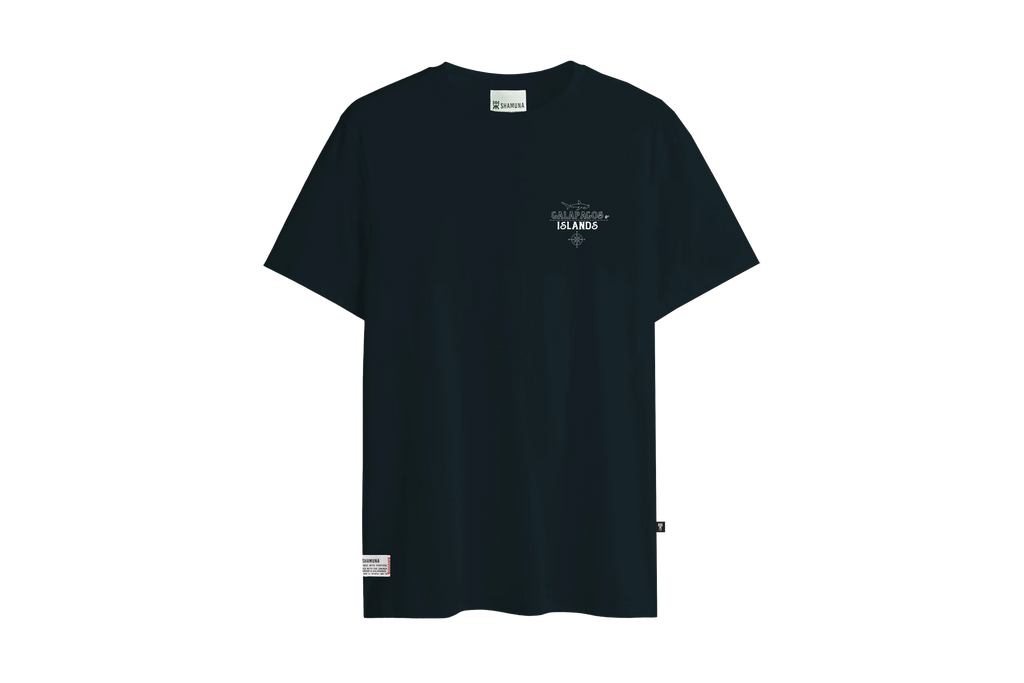 GALAPAGOS TOPO MAP BLUE T-SHIRT