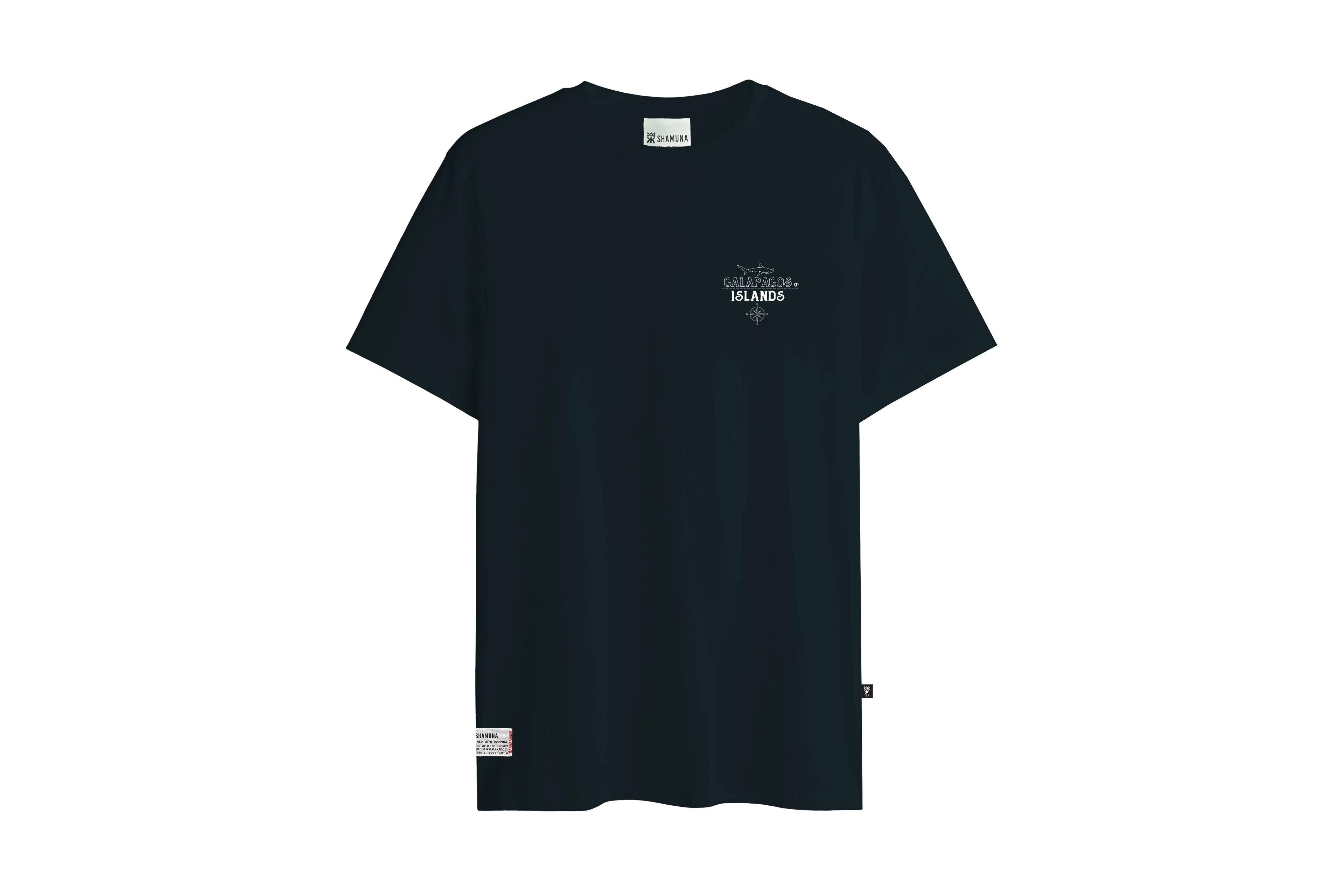 GALAPAGOS TOPO MAP BLUE T-SHIRT