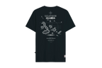 GALAPAGOS TOPO MAP BLUE T-SHIRT