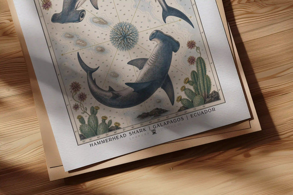GLP POSTER HAMMERHEAD SHARKS