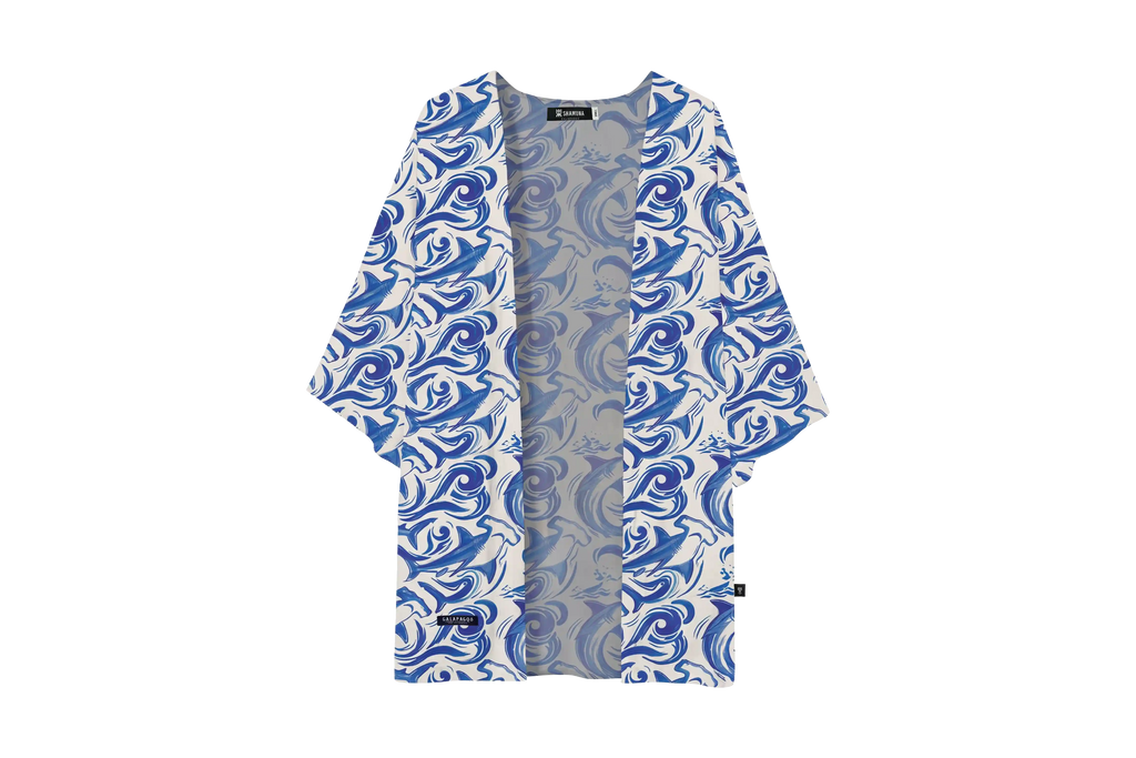 GLP KIMONO BLUE HAMMERHEAD SHARK