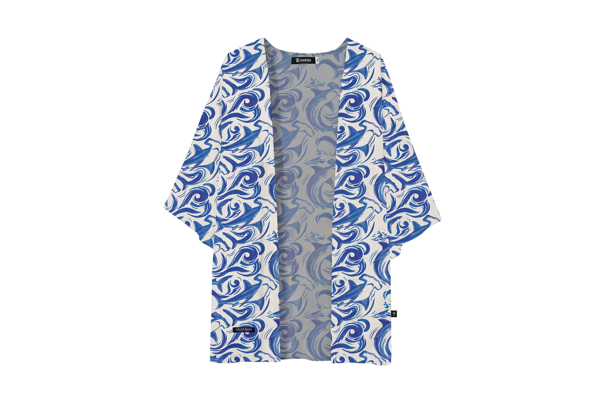 GLP KIMONO BLUE HAMMERHEAD SHARK