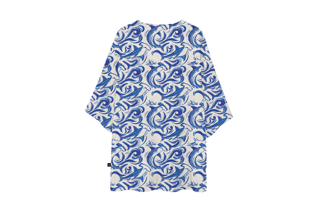 GLP KIMONO BLUE HAMMERHEAD SHARK