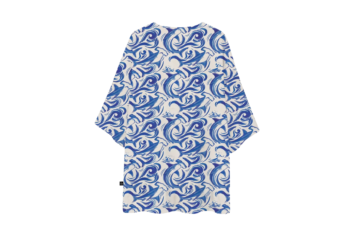 GLP KIMONO BLUE HAMMERHEAD SHARK