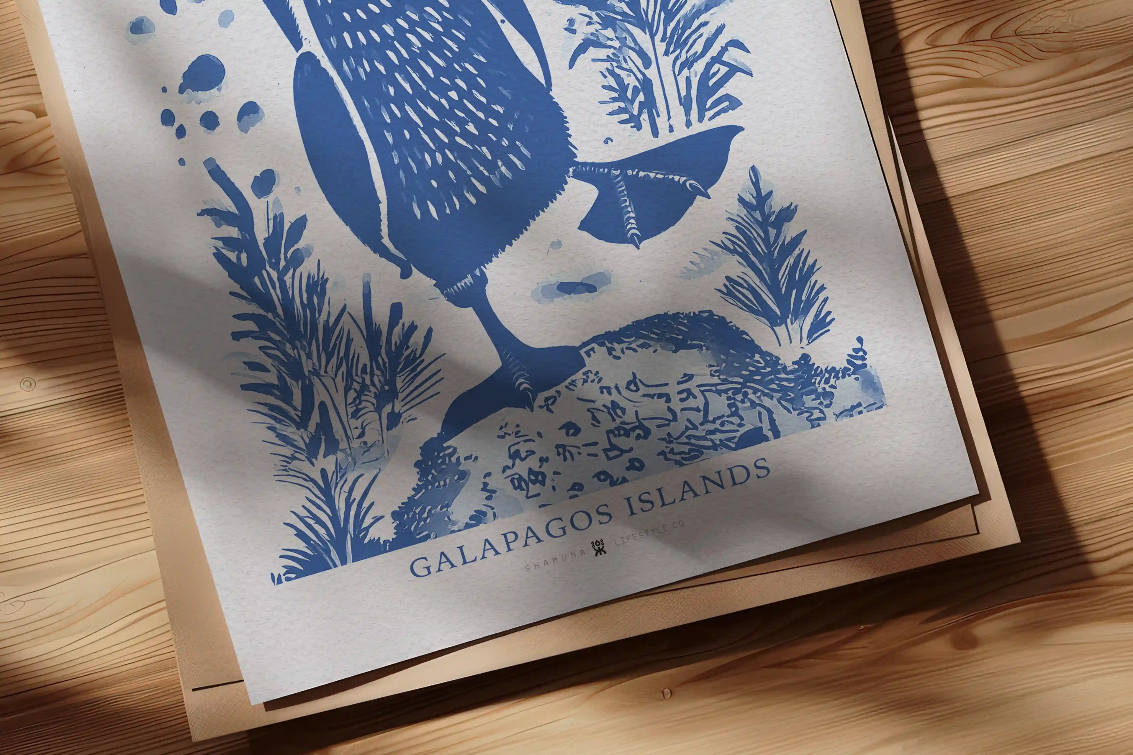 GLP POSTER BLUE FOOTED BOOBY 30x40