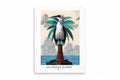 GLP POSTER BLUE FOOTED PALM 30x40