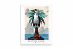 GLP POSTER BLUE FOOTED PALM 30x40