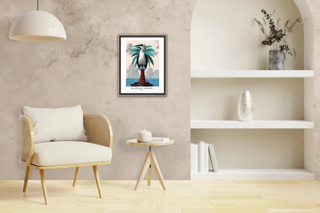 GLP POSTER BLUE FOOTED PALM 30x40