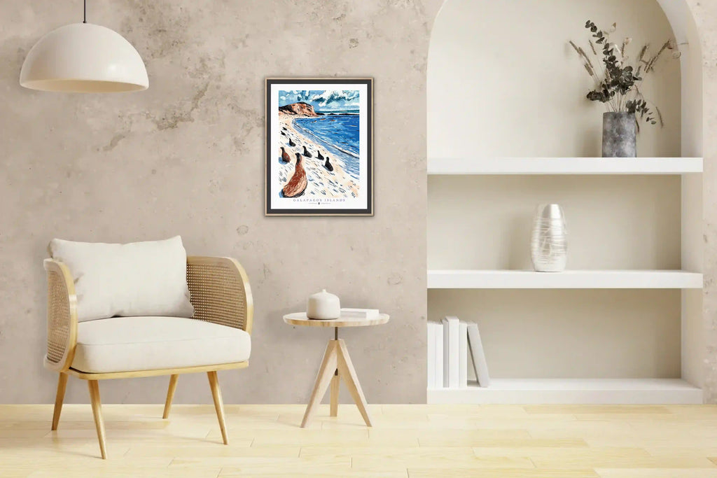 GLP POSTER SEA LION BEACH 30x40