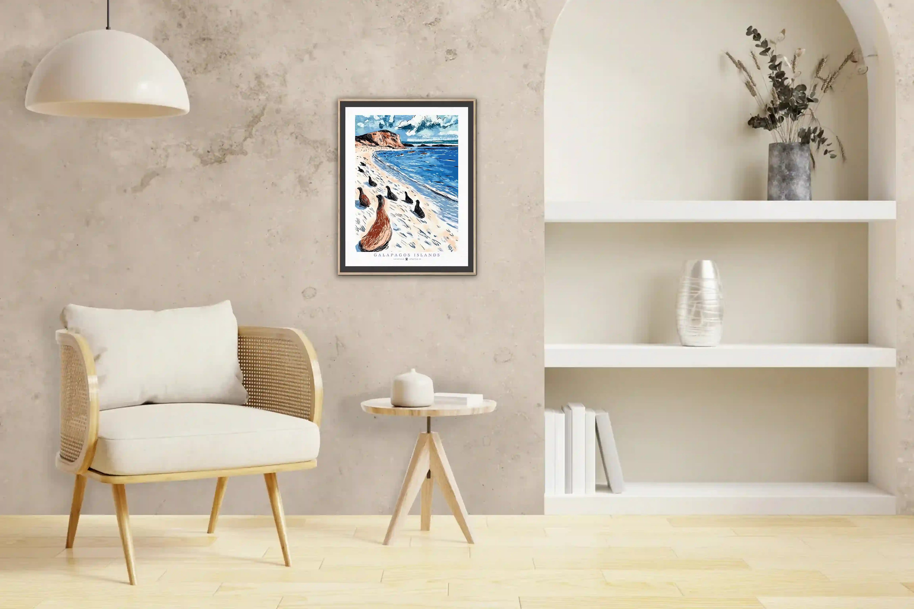 GLP POSTER SEA LION BEACH 30x40