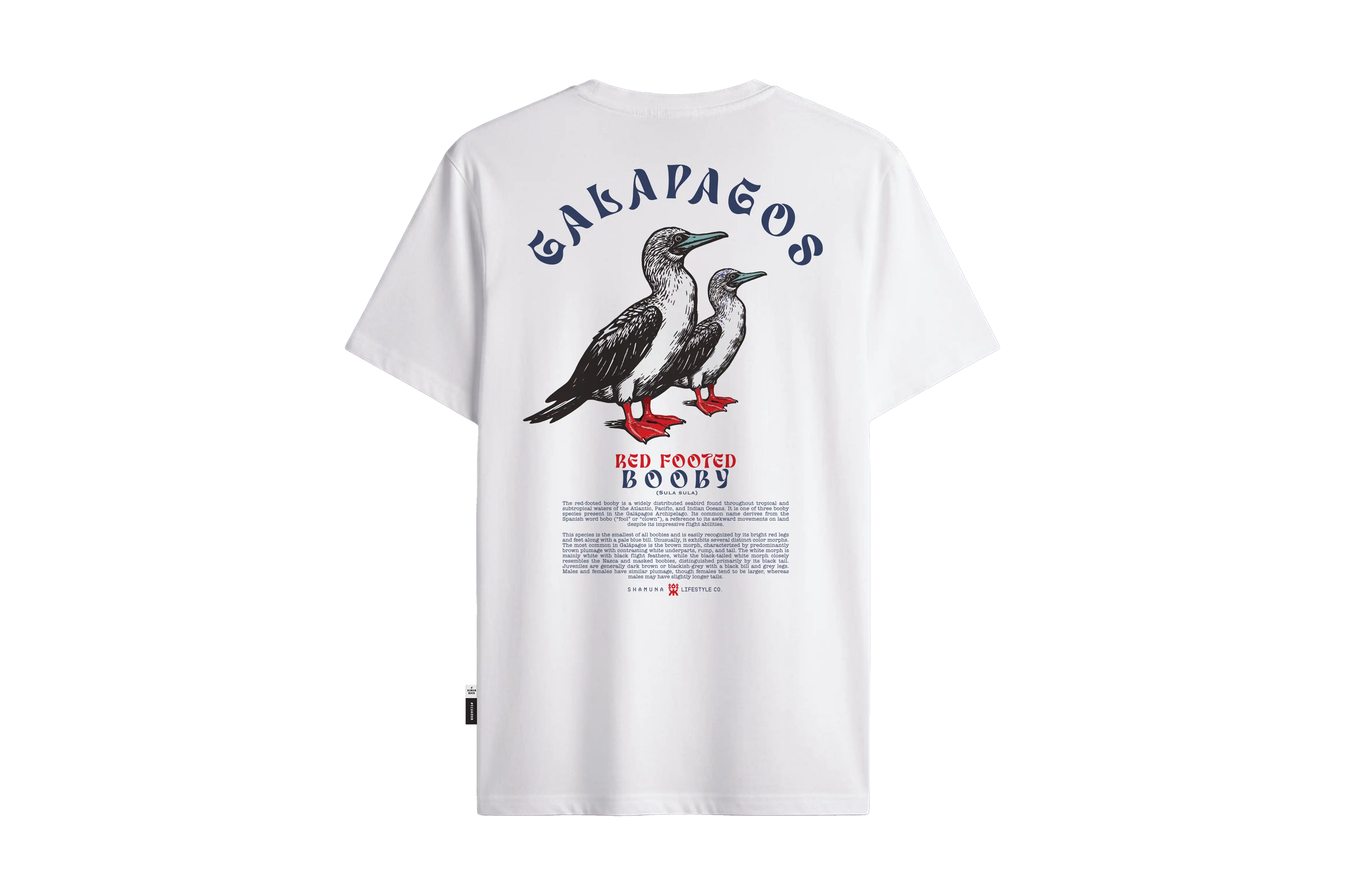 GLP RED FOOTED BOOBIE RAW T-SHIRT