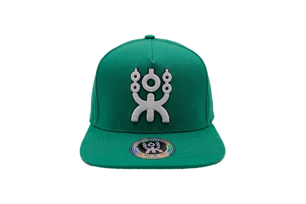 GREEN URBAN SNAPBACK WHITE LOGO
