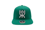 GREEN URBAN SNAPBACK WHITE LOGO