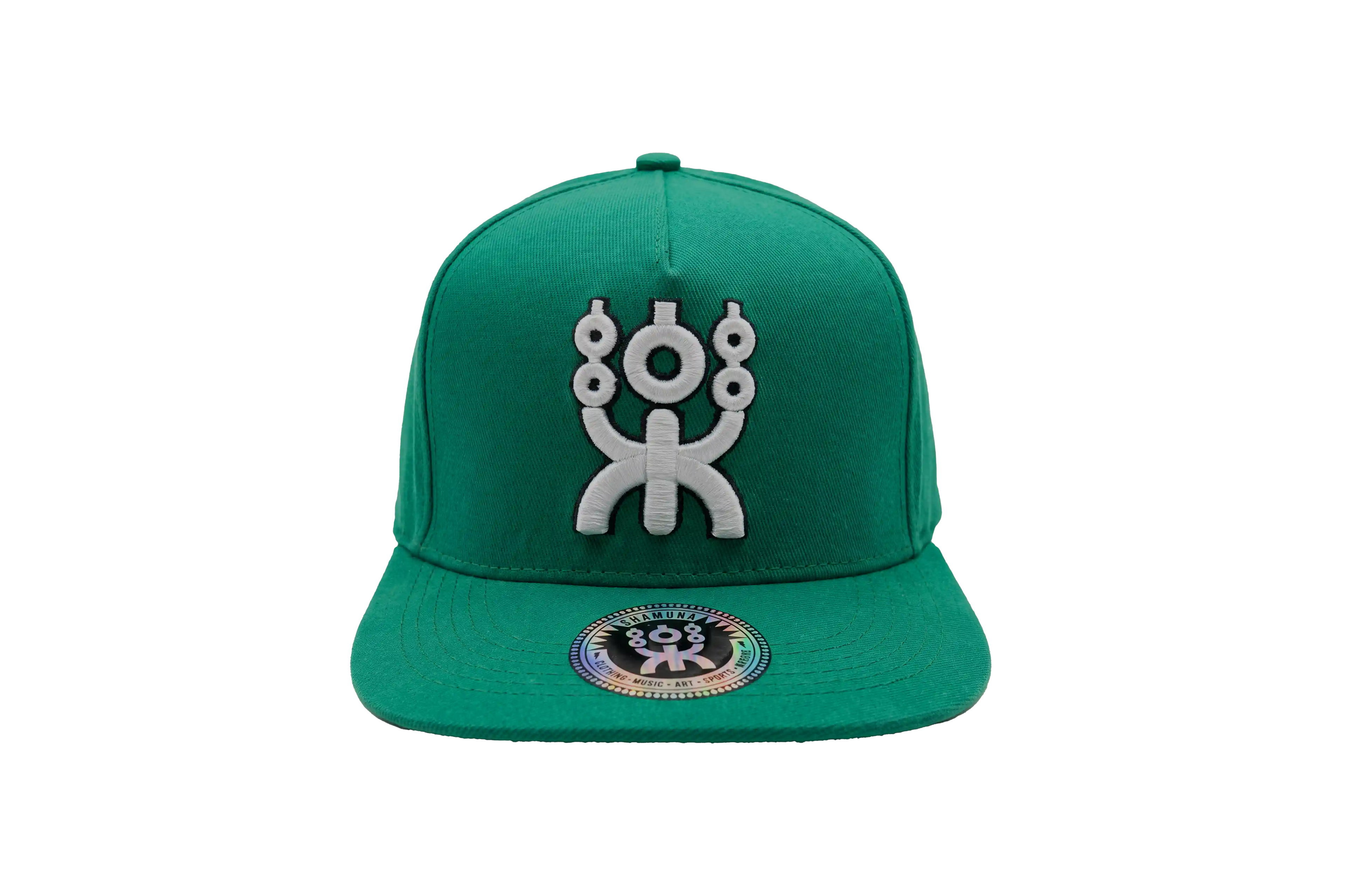 GREEN URBAN SNAPBACK WHITE LOGO