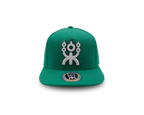 GREEN URBAN SNAPBACK WHITE LOGO