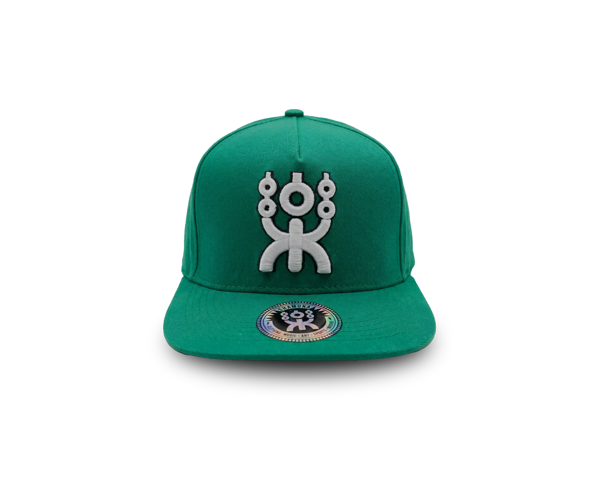 GREEN URBAN SNAPBACK WHITE LOGO
