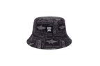 HAMMERHEAD GLP HAWAIAN REVERSIBLE BUCKETHAT PRINT&BLACK