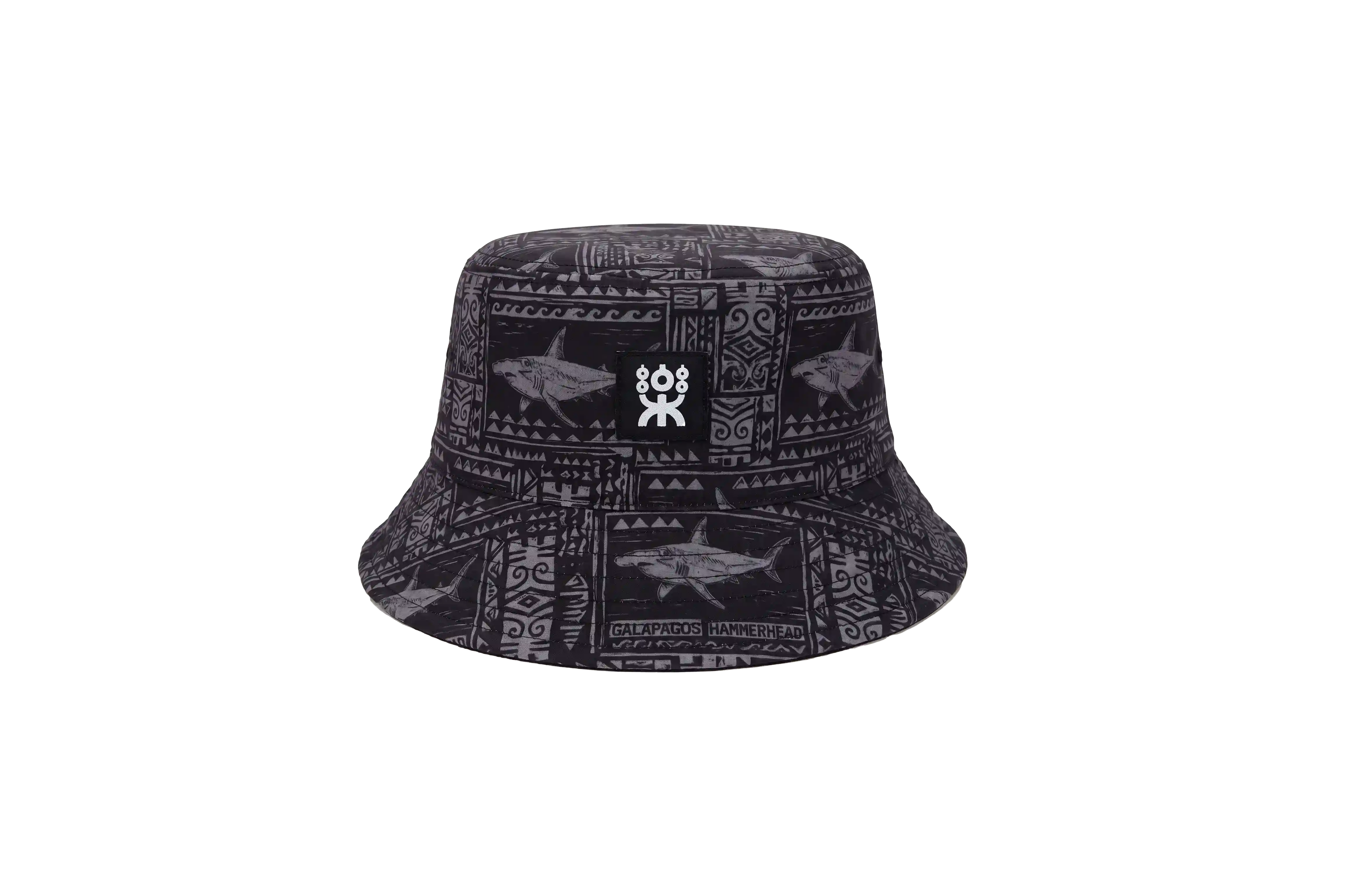 HAMMERHEAD GLP HAWAIAN REVERSIBLE BUCKETHAT PRINT&BLACK