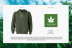 CUYABENO HOODIE HEMP GREEN FOREST