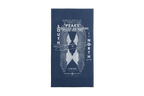 ILLINIZAS  TOPOGRAPHIC - BLUE TOWEL