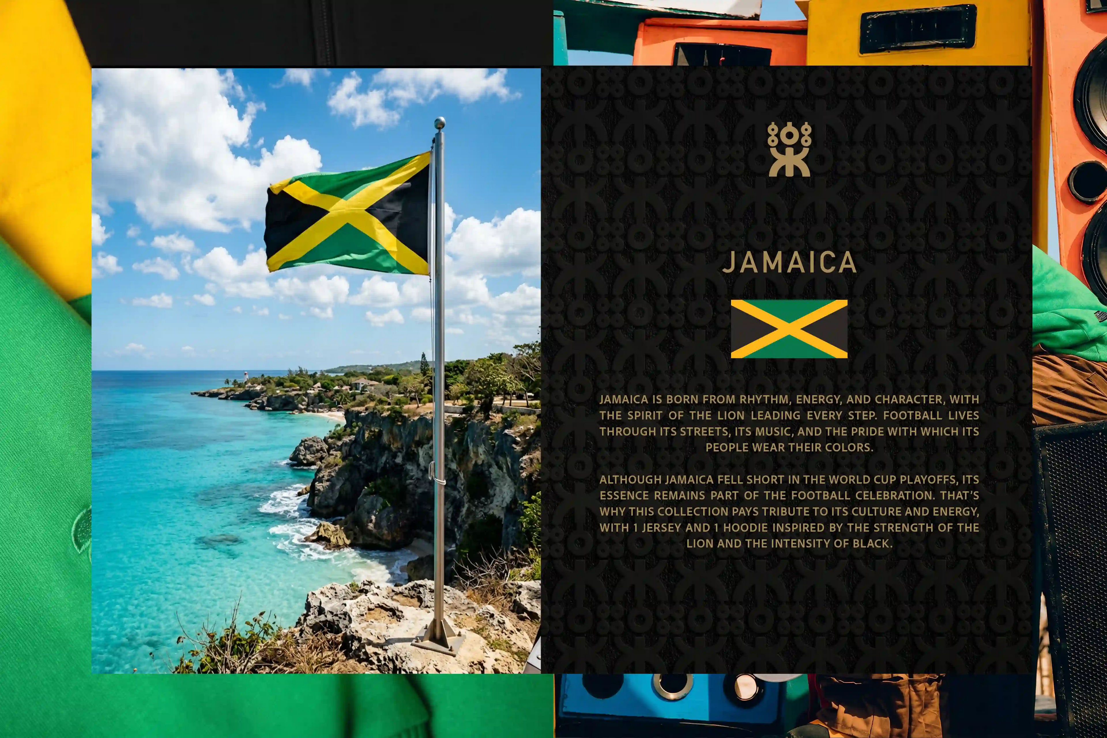 LLANGANATES SWEATSHIRT MUNDIAL JAMAICA