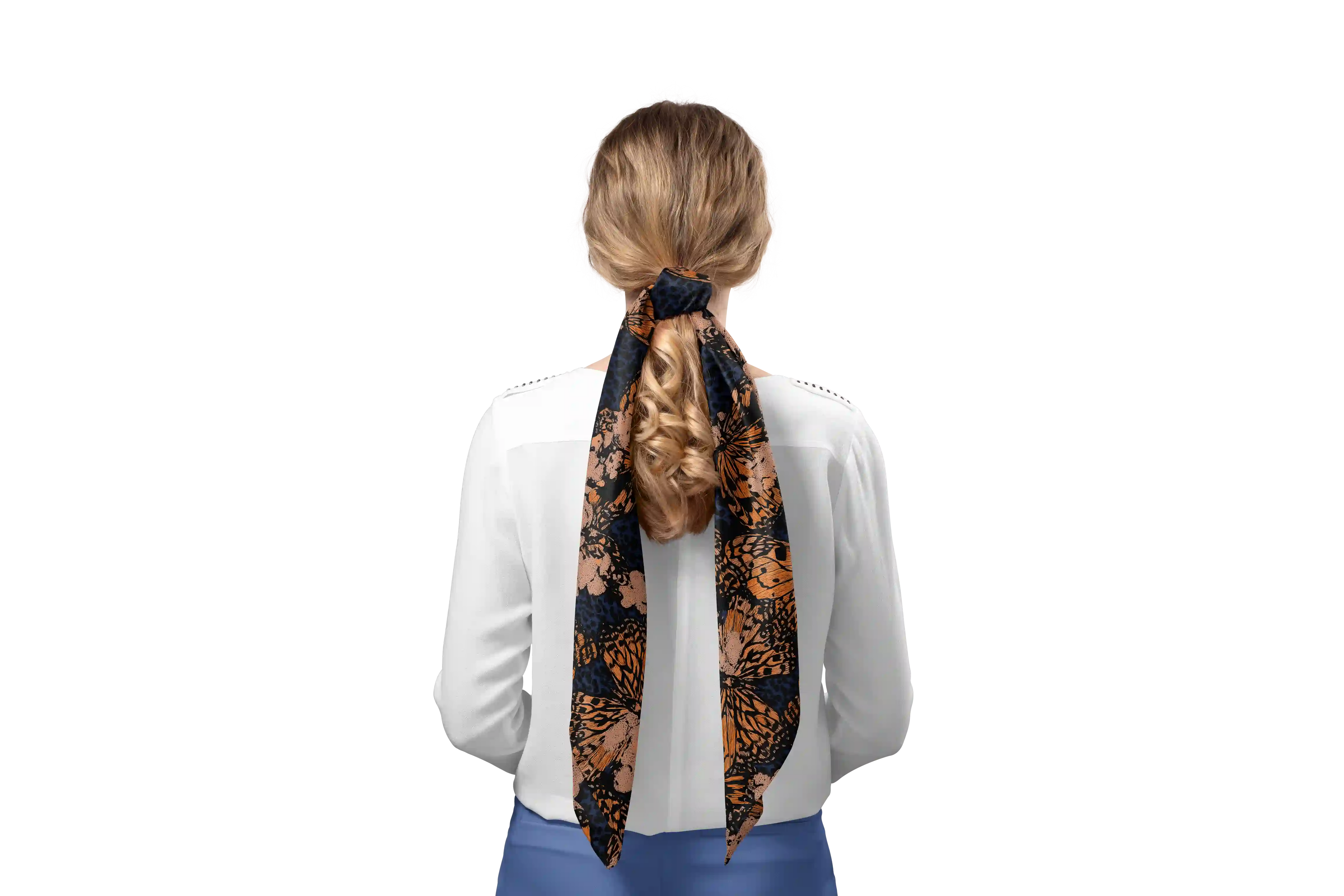 MONARCH BUTTERFLY HO SCARF 150X48