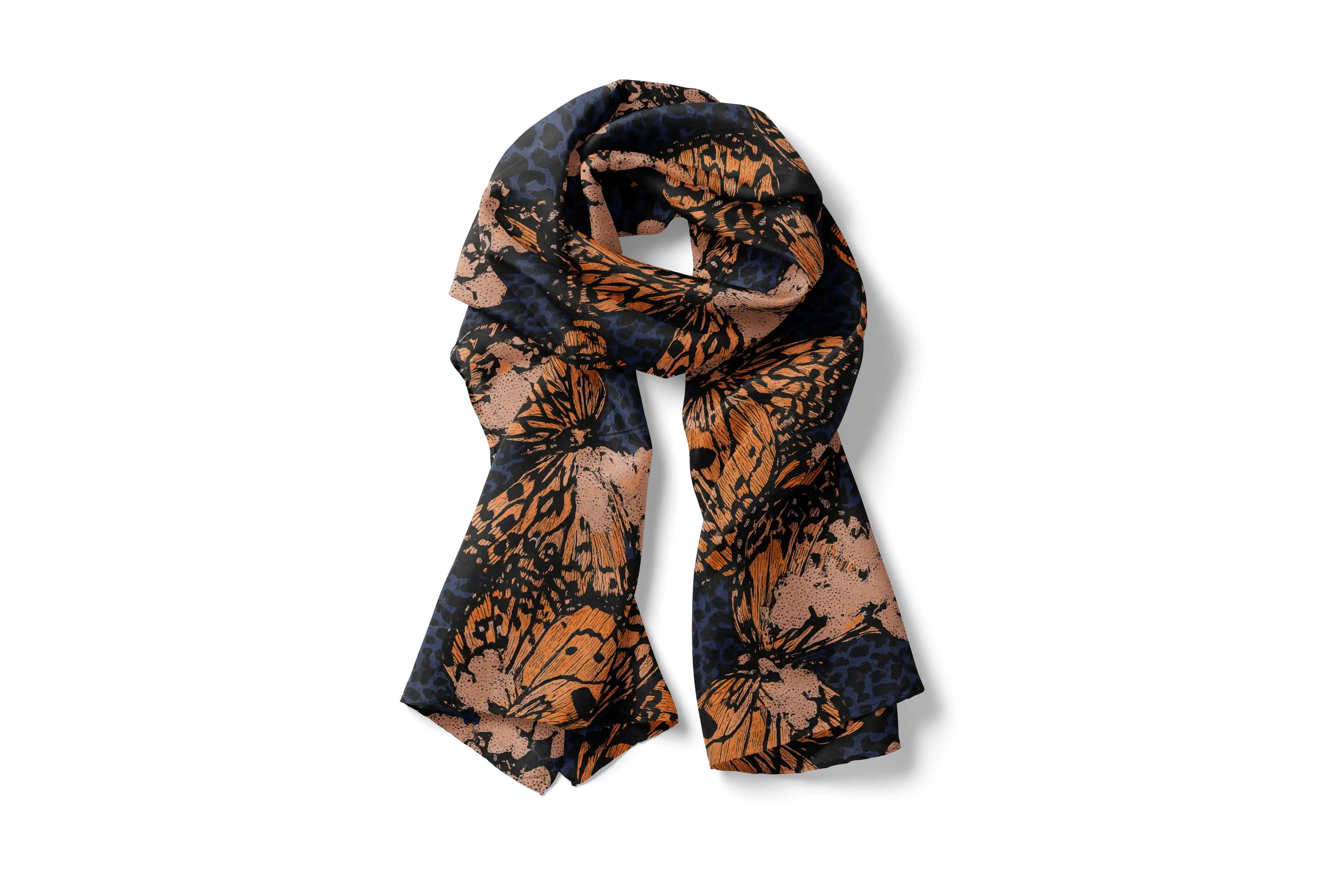 MONARCH BUTTERFLY HO SCARF 150X48