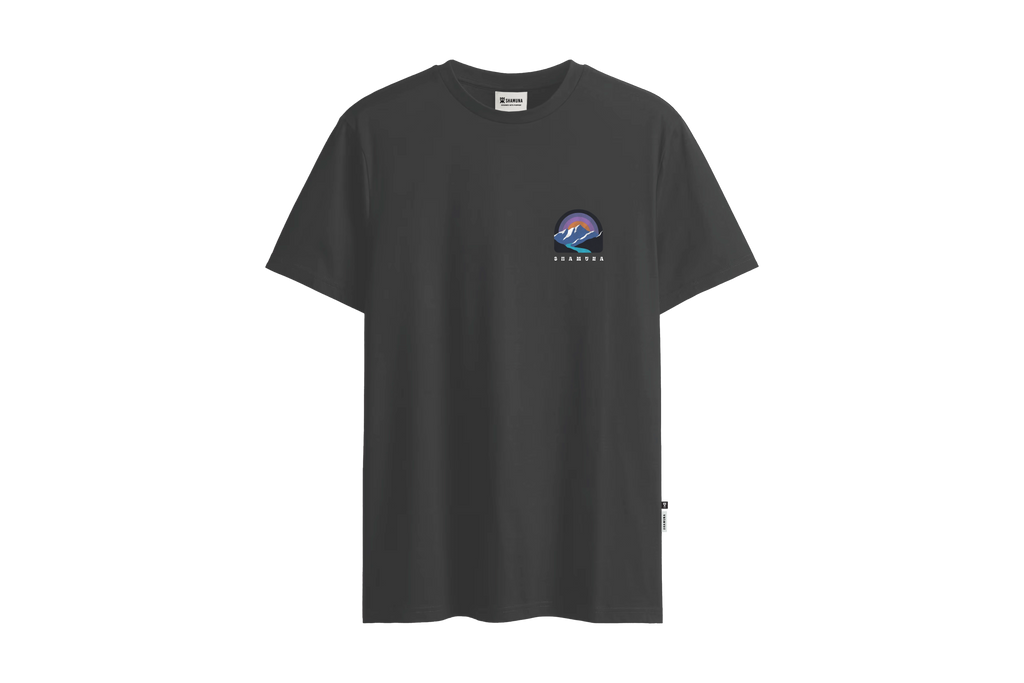 MOUNTAIN & RIVER COLORS - GREY T-SHIRT